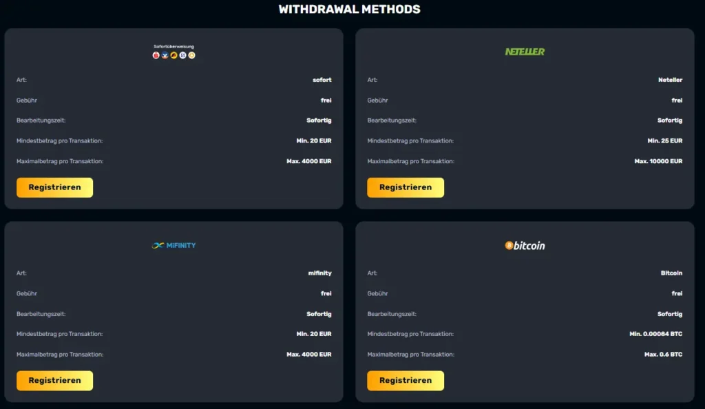 Auszahlungen Rocket Play Casino Online
